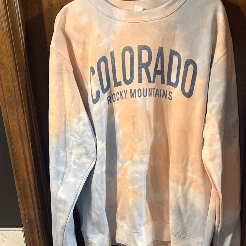 Colorado Rocky Mountains Tie-Dye Sweatshirt